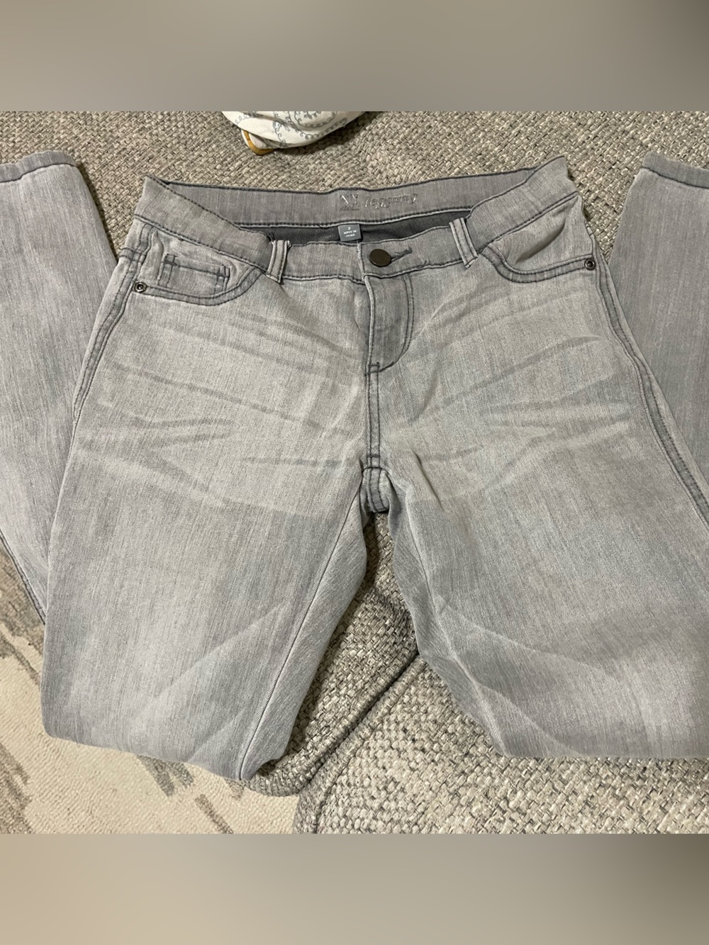 Classic Light Gray Denim Jean leggings